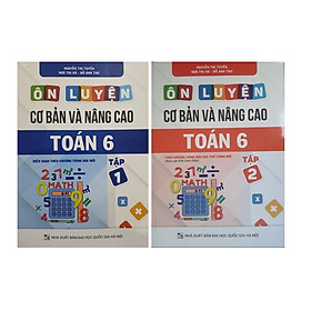 Hình ảnh Sách - Combo Ôn luyện cơ bản và nâng cao Toán 6 - cánh diều (Tập 1+Tập 2)
