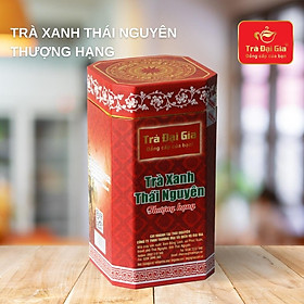 Trà xanh Thái Nguyên thượng hạng hộp bát giác 200g - Trà Đại Gia