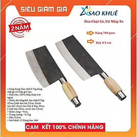 Bộ 2 dao chặt  nhíp xe 100% PLK02