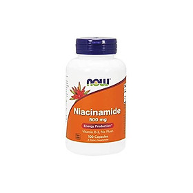 Viên uống NOW Niacinamide 500mg