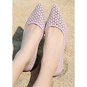 Giầy nhựa mềm chịu nước đi mưa đi biển thoáng chân (Tặng vòng chỉ đỏ ngẫu nhiên) GN06