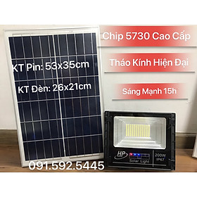Mua Đèn Pha Led Năng Lượng Mặt Trời 300w 200w 100w. Vỏ Nhôm IP67. Có Thêm Chế Độ Báo Sạc Pin.(Hình thực tế)