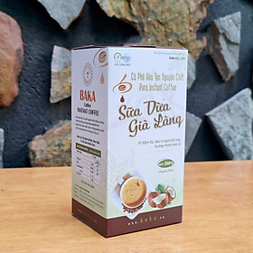 Cà phê hòa tan nguyên chất sữa dừa già làng - hộp