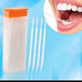 Mua Tăm nhựa nha khoa 35 chiếc hình xương cá
