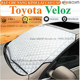 Tấm che chắn nắng nóng kính lái xe ô tô Toyota Veloz 3 Lớp Cao Cấp - OTOALO