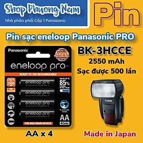 Bộ pin sạc PanaSonic Eneloop 2550 Mah (Made in Japan) - Hàng chính hãng