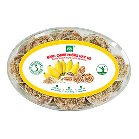 Bánh chuối phồng hạt mè TƯ BÔNG 220g