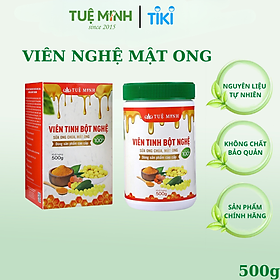  1.5Kg viên tinh bột nghệ mật ong Tuệ Minh 3 hộp hàng chính hãng