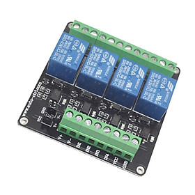 Professional DC3V 4-Channel Relay Module With Optocoupler Isolation