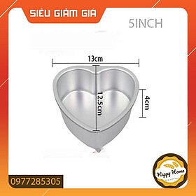 Khuôn nhôm đúc tim đế rời size 3/4/5/6/7/8/10 INCH