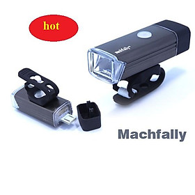 Đèn pha sạc usb Machfally Cho xe đạp