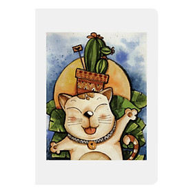 Sổ Tay Mini Cat And Cactus Monosketch (14 x 9 cm)