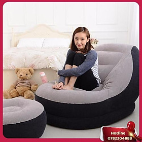 Mua Ghế Đệm Hơi Dựa Lưng Tặng Kèm Bơm Điện 2 Chiều - Miễn Phí Vận Chuyển