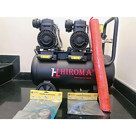 Máy nén khí chính hãng HIROMA Model DHL - 0550 Plus dung tích 50 lít động cơ mới siêu nạp Supercharger, máy cực đẹp nạp hơi cực kỳ nhanh chóng là mẫu máy nén khí được ưa chuộng nhất
