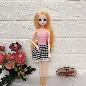 Tô màu công chúa barbie trong bộ váy lộng lẫy  Trang Tô Màu Cho Bé