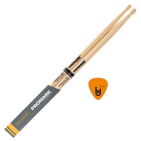 Dùi Trống D'Addario Promark Forward 5A - American Hickory Drumsticks - Kèm Móng Gảy DreamMaker