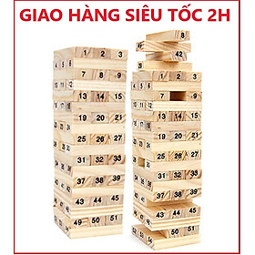 Bộ đồ chơi rút gỗ WISS TOY 54 thanh