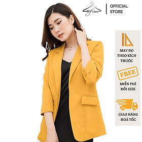 Áo khoác blazer, áo vest nữ kiểu Hàn Quốc tay lỡ, chất vải đẹp, nhiều màu - Thời trang công sở WFstudios