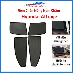 Bộ 4 rèm chắn nắng nam châm Attrage khung cố định chống tia UV