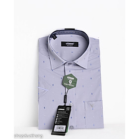 Áo sơ mi nam Vitimen ngắn tay form Regular fit