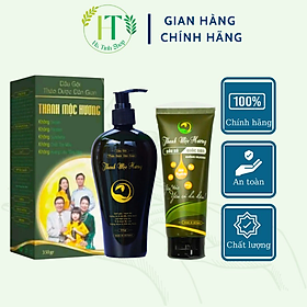 Combo dầu gội & dầu xả Thanh Mộc Hương ngăn rụng tóc kích thích mọc tóc sạch gàu nấm ngứa 350ml