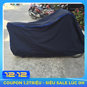 Áo trùm xe máy chống thấm cực tốt, màu ngẫu nhiên