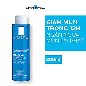 Nước Cân Bằng La Roche Posay Giàu Khoáng Dành Cho Da Dầu Effaclar Astringent Lotion 200ml