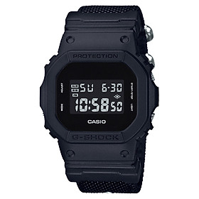 Đồng hồ nam dây vải Casio G-Shock chính hãng DW-5600BBN-1DR