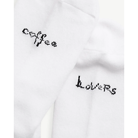 Tất / Vớ Dài RT Cotton Thêu Chữ Coffee Lovers Freesize - RT 10S24SOC004R1