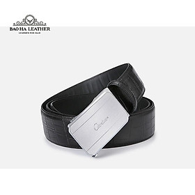 Ciartuar Thắt Lưng Nam Cao Cấp BH157 Dây Lưng Da Bò Vân Cá Sấu Khóa Tự Động Sang Trọng & Đa Năng Hộp Quà Tặng Sang Trọng