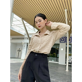 YU CHERRY | Áo nữ Pattern Spandex Shirt YA378
