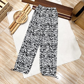 Quần Jogger 3D Ulzzang Unisex Jogger Loang Màu Dây Rút Lai Ống Rộng Báo Hồng V2 - MM