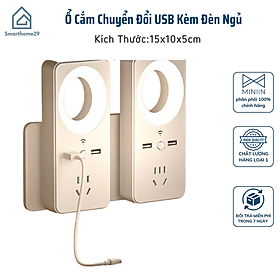 Mua Ổ Cắm Chuyển Đổi USB Kèm Đèn Ngủ LED Dịu Nhẹ – Nhỏ Gọn  Tiện Lợi Ban Đêm