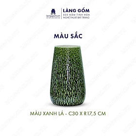 Mua Bình hoa  lọ hoa Gốm sứ Bát Tràng cao cấp Men chảy dáng cúp dùng làm quà tặng  trang trí - Làng Gốm Bát Tràng