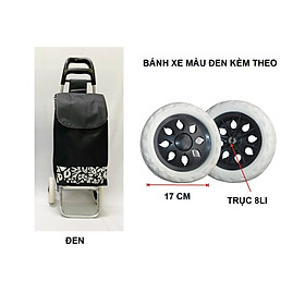 Mua Xe kéo đi chợ gấp gọn Giỏ vải chống thấm siêu nhẹ tiện lợi có thế tháo rời Xe cao 93cm
