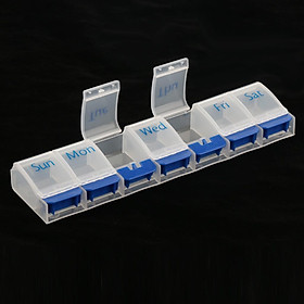 Portable 7 Day Pill Tablet Medicine Capsule Box Container Organizer Case