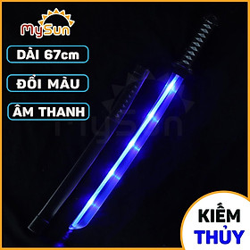 Kiếm đồ chơi Nhật Katana của Samurai bằng nhựa trẻ em phát ánh sáng giá rẻ.