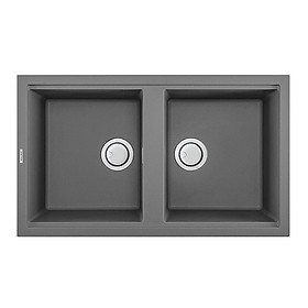 Mua Chậu Rửa Đá Granite Nano MallocaTITANIUM K-45073 - Xám