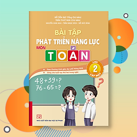 Bài tập phát triển năng lực môn toán lớp 2 tập 1 - PB2