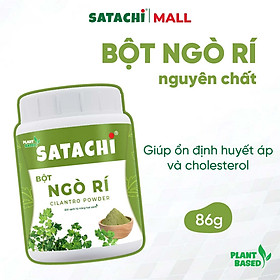 Bột Ngò Rí Nguyên Chất SATACHI – 100% ngò rí tươi, không đường – Hộp 86g