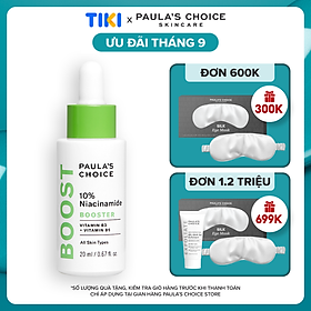 Tinh chất thu nhỏ lỗ chân lông Paula's Choice 10% Niacinamide Booster 20ml