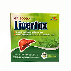 Thực phẩm bảo vệ sức khỏe GIẢI ĐỘC GAN LIVERFOX