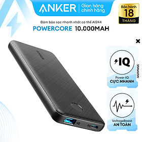 Mua Pin Sạc Dự phòng ANKER PowerCore Slim 10000mah Power Delivery 20w - A1244