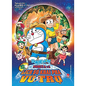 Truyện - Doraemon Movie Story Màu - Tân Nobita Và Lịch Sử Khai Phá Vũ Trụ - Fujiko F Fujio - NXB Kim Đồng