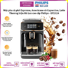 Mua Máy pha cà phê Espresso  Americano tự động và Capuccino  Latte thương hiệu Philips EP2124/72 Serial 2200 - Hàng nhập khẩu