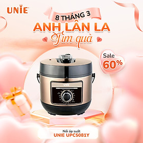 Mua Nồi áp suất Unie UPC5081Y  7 chức năng đun nấu đa năng Lòng nồi tráng men chống dính Ceramic công suất lớn - Hàng Chính Hãng