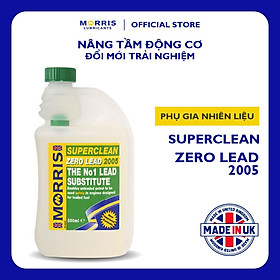 Phụ Gia Nhiên Liệu Cho Động Cơ Xăng - Morris Lubricants Superclean Zero Lead 2005 / Chai 500ML