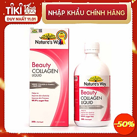 Collagen Thủy Phân Dạng Nước Nature's Way Beauty Liquid Bổ Sung Dưỡng Chất Chăm Sóc Làn Da Trắng Sáng 500ml