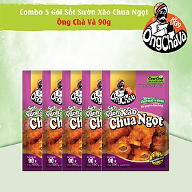 Combo 5 Gói Sốt Sườn Xào Chua Ngọt Ông Chà Và 90g (Sweet & Sour Ribs Sauce)