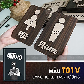 Mua 20 mẫu bảng toilet gỗ dán cửa Nhà vệ sinh - restroom - wc - women men - nam nữ